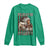 Native American Pride Long Sleeve Shirt Free Like An Eagle Fearless Like A Wolf Vintage Flag - Wonder Print Shop