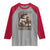 Native American Pride Raglan Shirt Free Like An Eagle Fearless Like A Wolf Vintage Flag - Wonder Print Shop