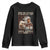 Native American Pride Youth Sweatshirt Free Like An Eagle Fearless Like A Wolf Vintage Flag - Wonder Print Shop