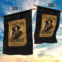 Pancho Villa Garden Flag I Want You Gringo Fight In The Mexican Revolution - Wonder Print Shop