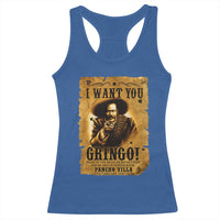 Pancho Villa Racerback Tank Top I Want You Gringo Fight In The Mexican Revolution - Wonder Print Shop