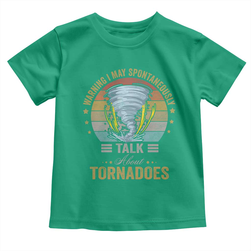 Funny Warning I May Spontaneously Talk About Tornadoes Toddler T Shirt - Wonder Print Shop