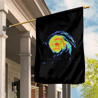 Hurricane Erin Garden Flag Meteorologist Weather Radar Storm Chasing - Wonder Print Shop