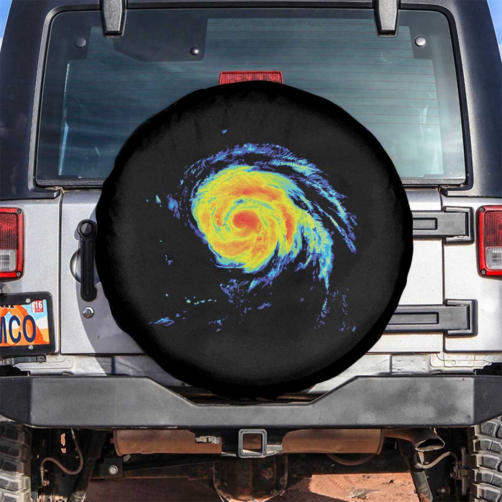 Hurricane Erin Spare Tire Cover Meteorologist Weather Radar Storm Chasing - Wonder Print Shop