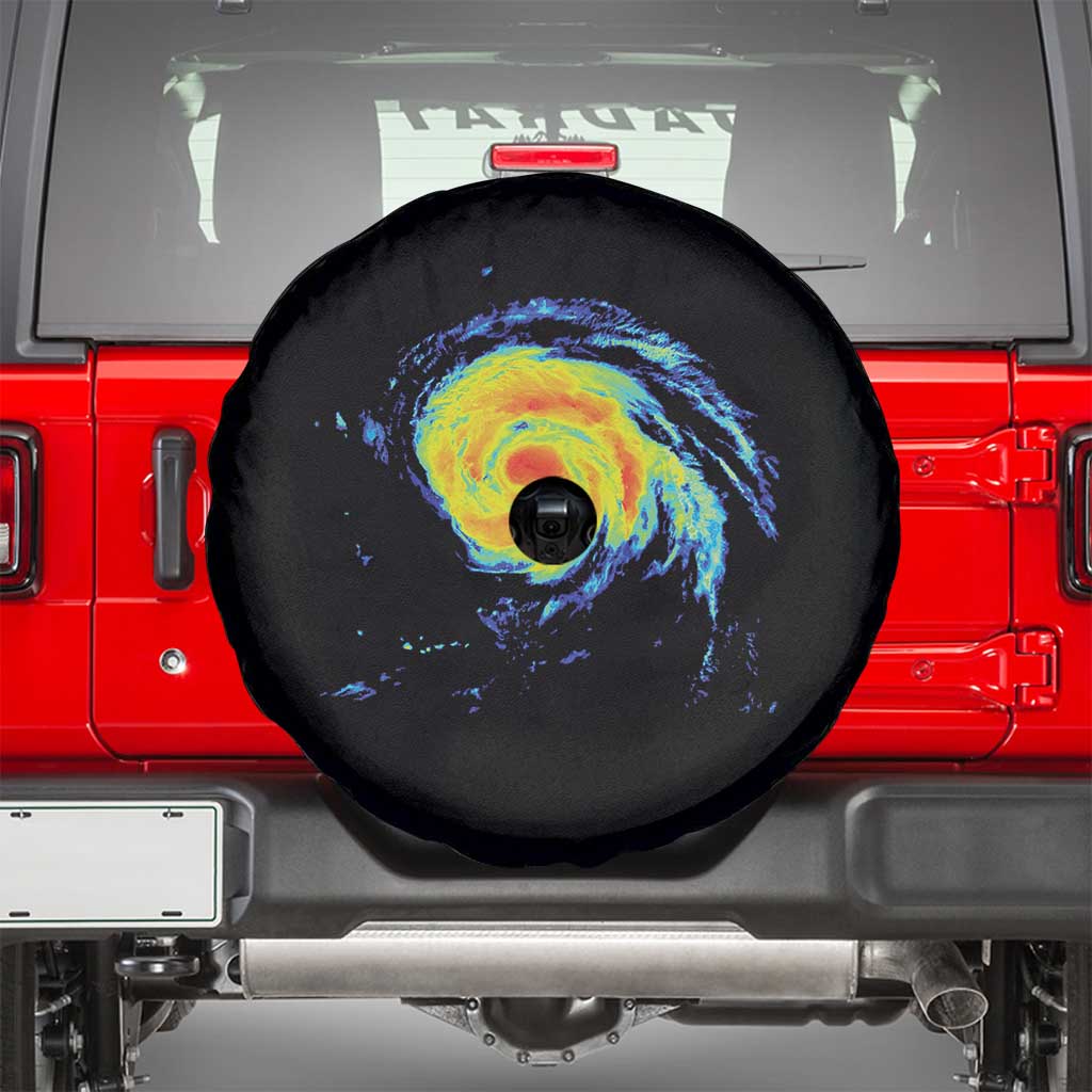 Hurricane Erin Spare Tire Cover Meteorologist Weather Radar Storm Chasing - Wonder Print Shop