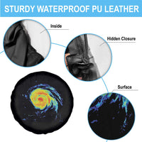 Hurricane Erin Spare Tire Cover Meteorologist Weather Radar Storm Chasing - Wonder Print Shop