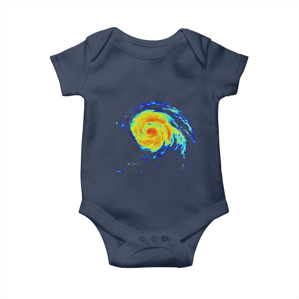 Hurricane Erin Baby Onesie Meteorologist Weather Radar Storm Chasing - Wonder Print Shop