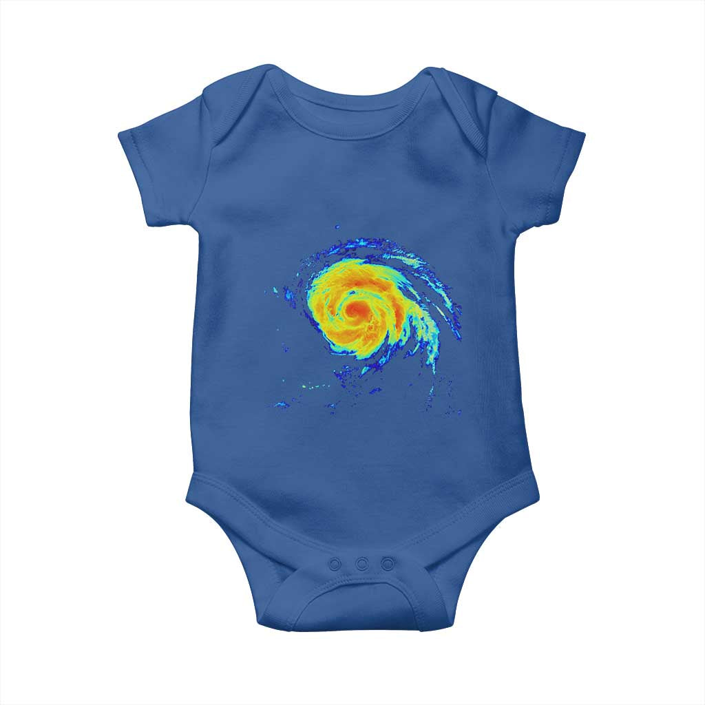 Hurricane Erin Baby Onesie Meteorologist Weather Radar Storm Chasing - Wonder Print Shop