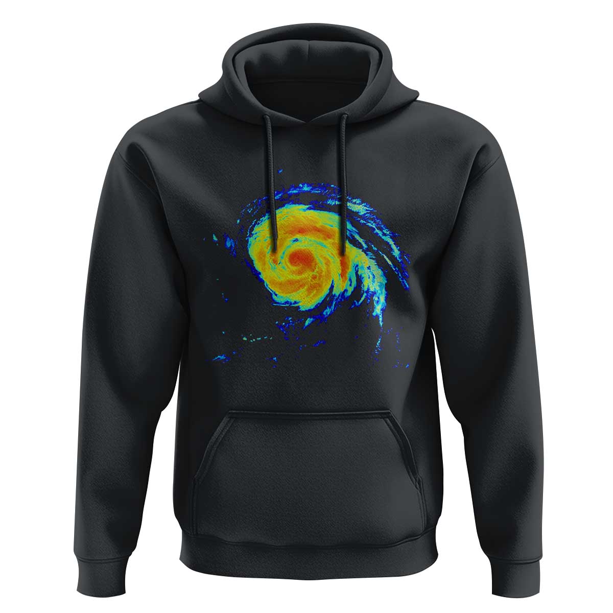 Hurricane Erin Hoodie Meteorologist Weather Radar Storm Chasing - Wonder Print Shop