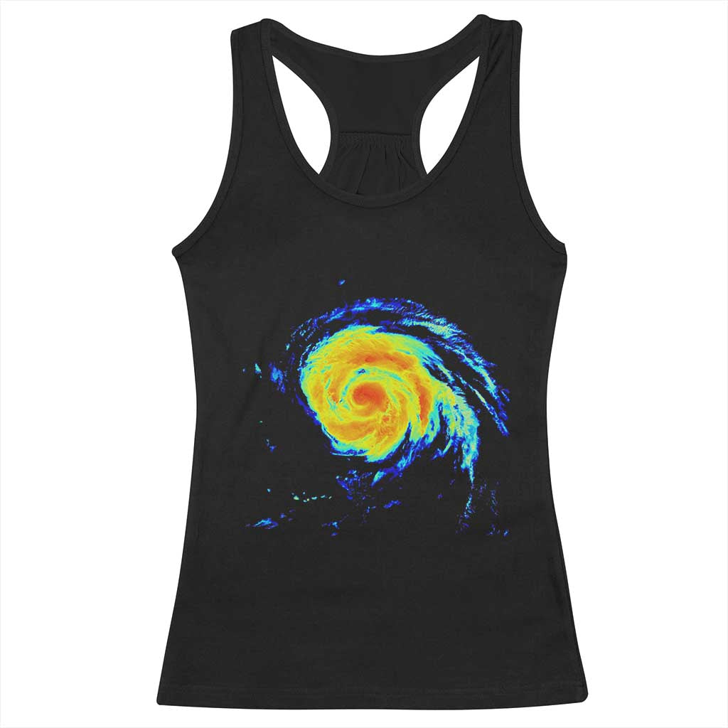Hurricane Erin Racerback Tank Top Meteorologist Weather Radar Storm Chasing - Wonder Print Shop