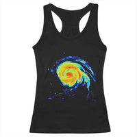 Hurricane Erin Racerback Tank Top Meteorologist Weather Radar Storm Chasing - Wonder Print Shop