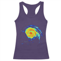 Hurricane Erin Racerback Tank Top Meteorologist Weather Radar Storm Chasing - Wonder Print Shop