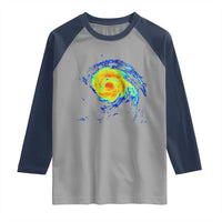 Hurricane Erin Raglan Shirt Meteorologist Weather Radar Storm Chasing - Wonder Print Shop