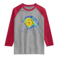 Hurricane Erin Raglan Shirt Meteorologist Weather Radar Storm Chasing - Wonder Print Shop