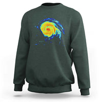Hurricane Erin Sweatshirt Meteorologist Weather Radar Storm Chasing - Wonder Print Shop