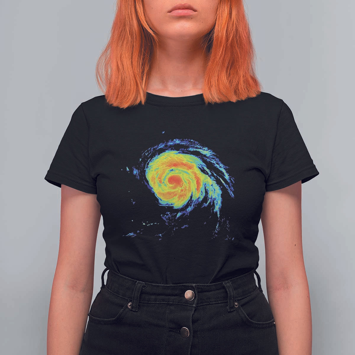 Hurricane Erin T Shirt For Women Meteorologist Weather Radar Storm Chasing - Wonder Print Shop