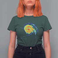 Hurricane Erin T Shirt For Women Meteorologist Weather Radar Storm Chasing - Wonder Print Shop