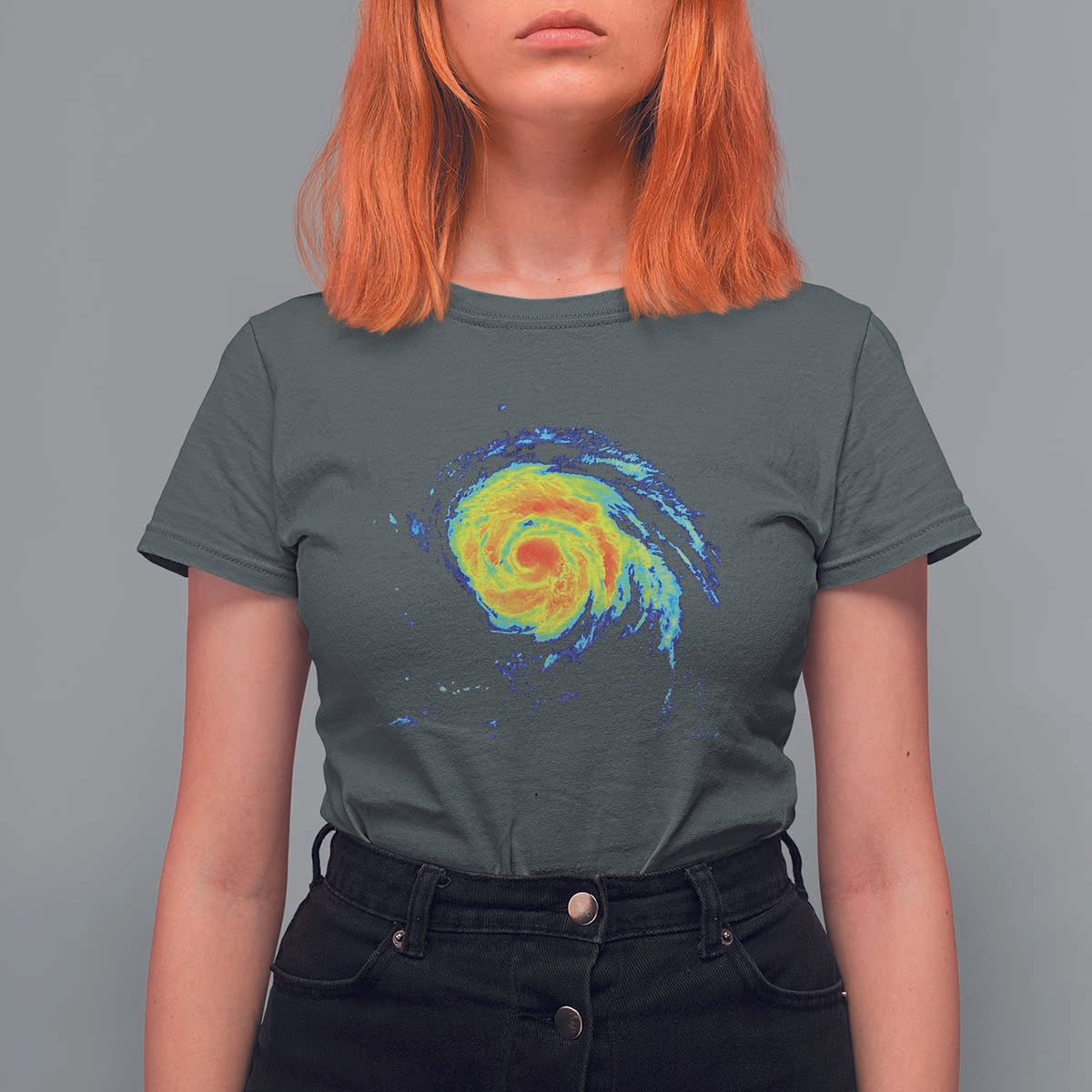 Hurricane Erin T Shirt For Women Meteorologist Weather Radar Storm Chasing - Wonder Print Shop