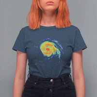 Hurricane Erin T Shirt For Women Meteorologist Weather Radar Storm Chasing - Wonder Print Shop