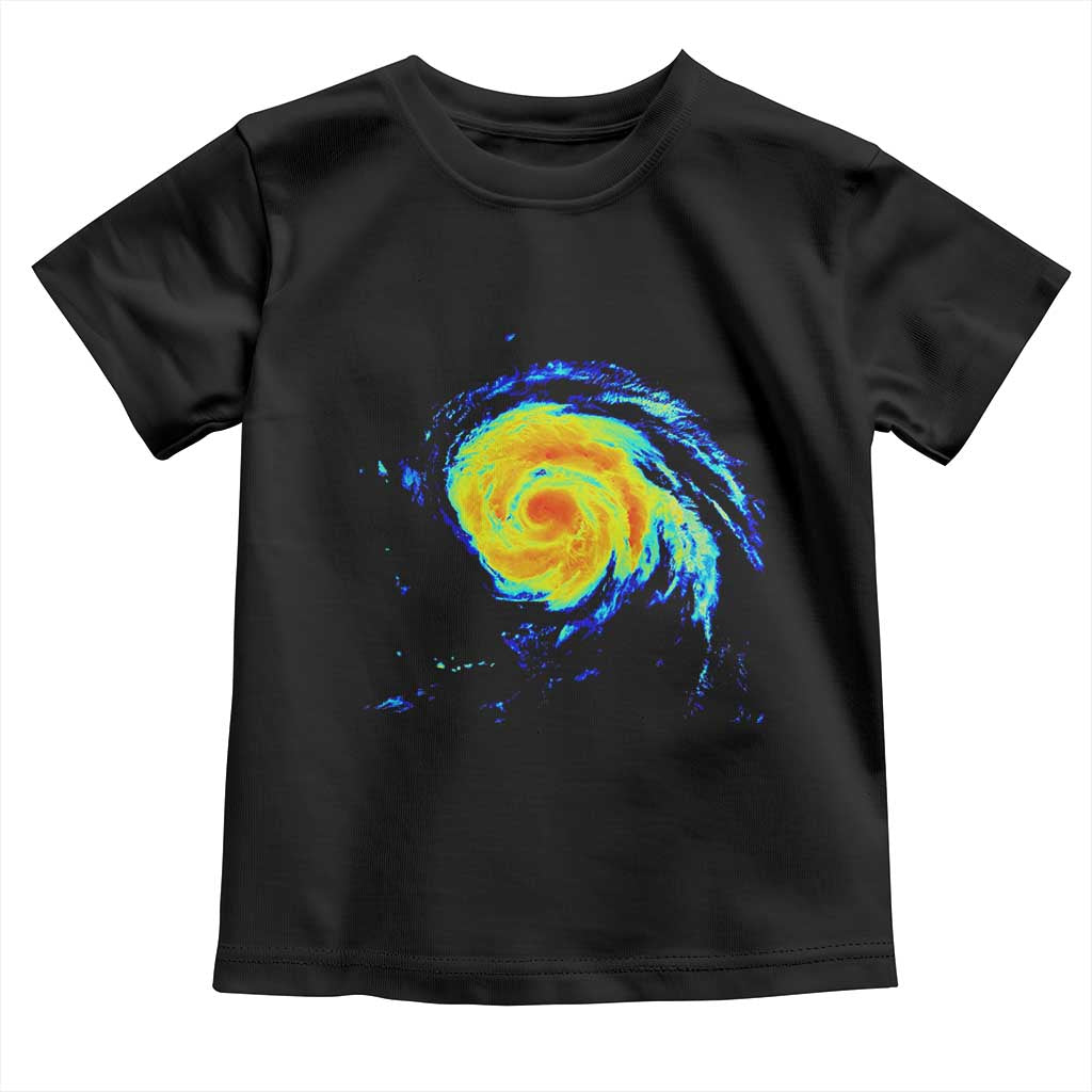 Hurricane Erin Toddler T Shirt Meteorologist Weather Radar Storm Chasing - Wonder Print Shop