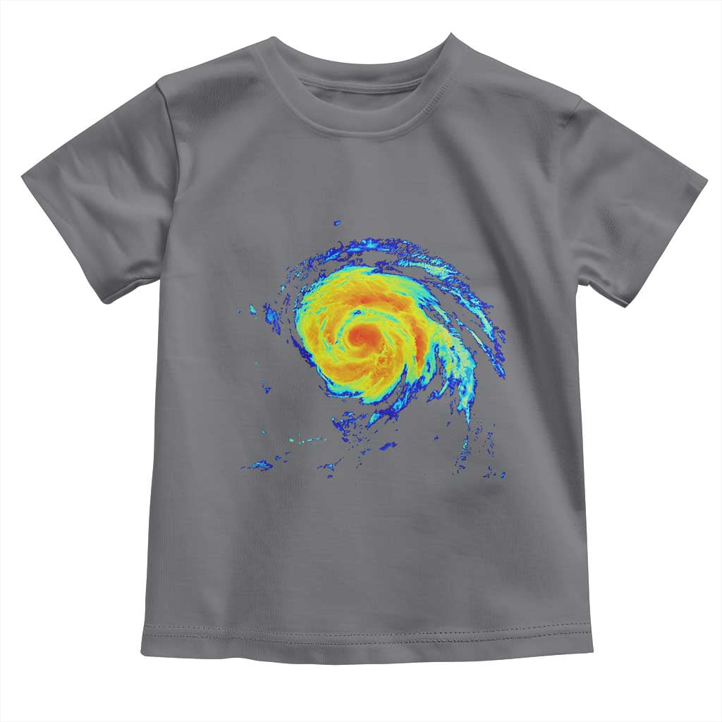 Hurricane Erin Toddler T Shirt Meteorologist Weather Radar Storm Chasing - Wonder Print Shop