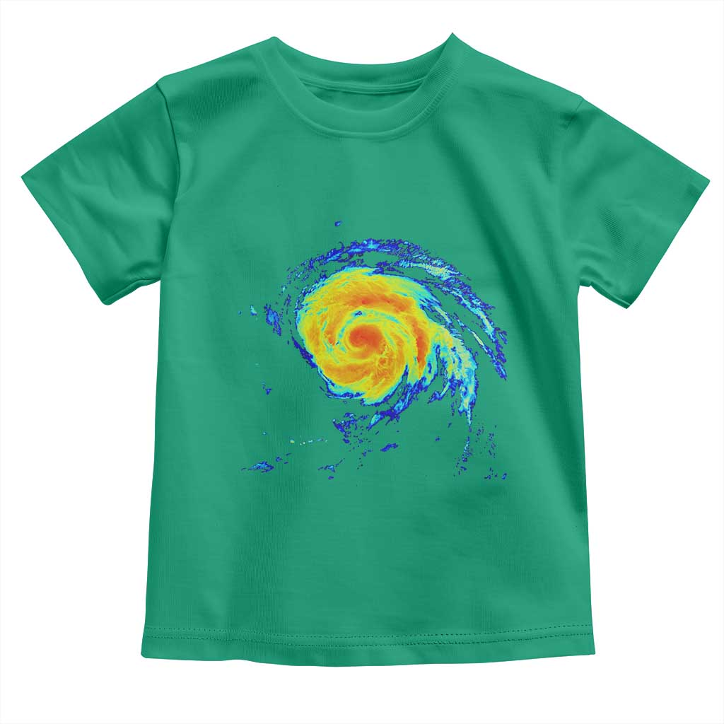Hurricane Erin Toddler T Shirt Meteorologist Weather Radar Storm Chasing - Wonder Print Shop