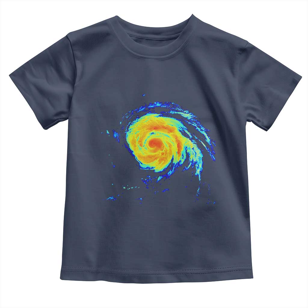 Hurricane Erin Toddler T Shirt Meteorologist Weather Radar Storm Chasing - Wonder Print Shop