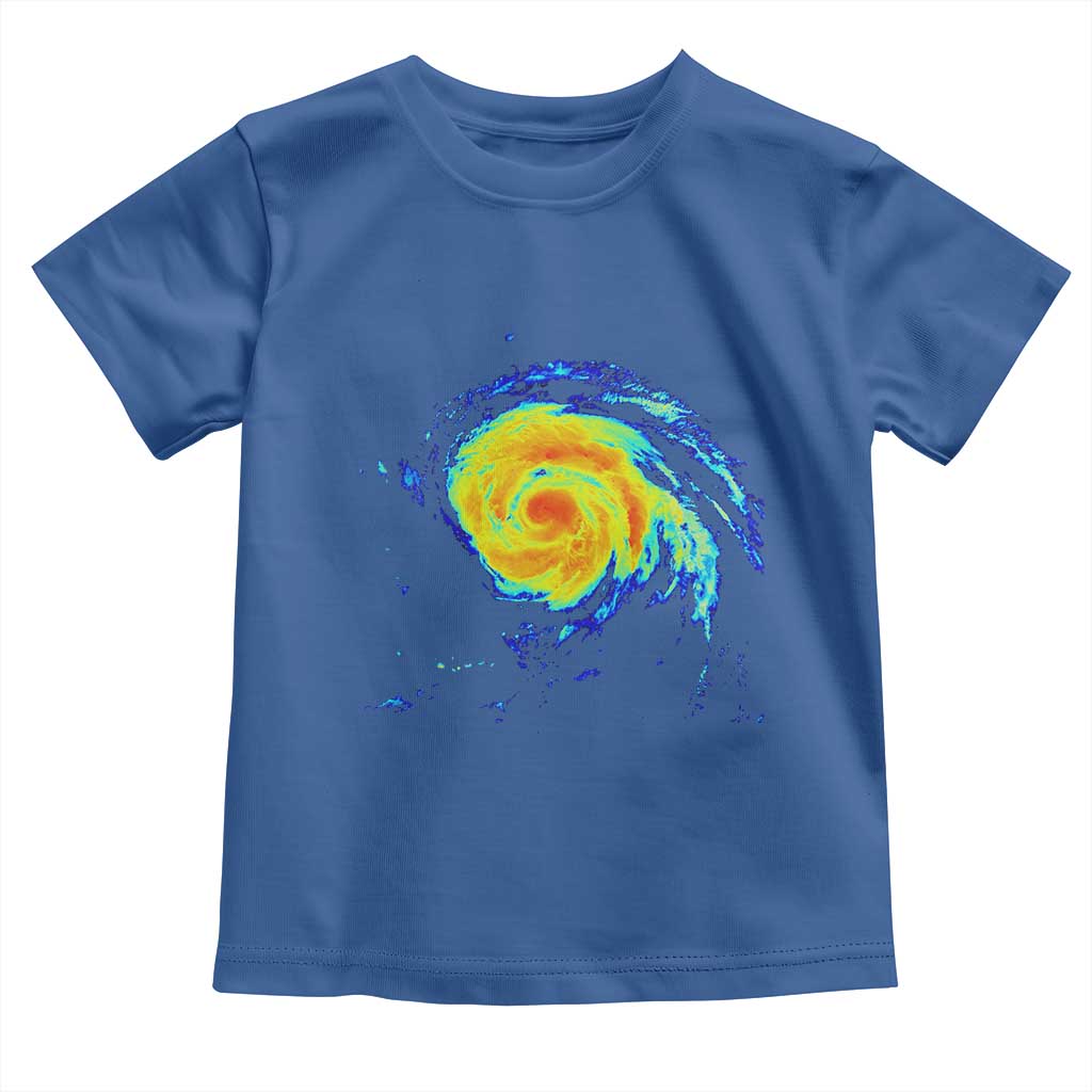 Hurricane Erin Toddler T Shirt Meteorologist Weather Radar Storm Chasing - Wonder Print Shop