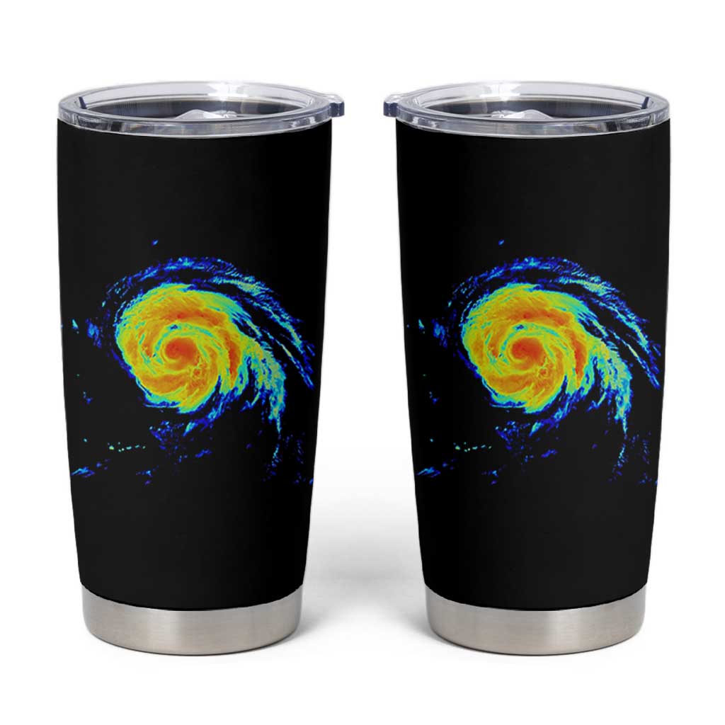 Hurricane Erin Tumbler Cup Meteorologist Weather Radar Storm Chasing - Wonder Print Shop