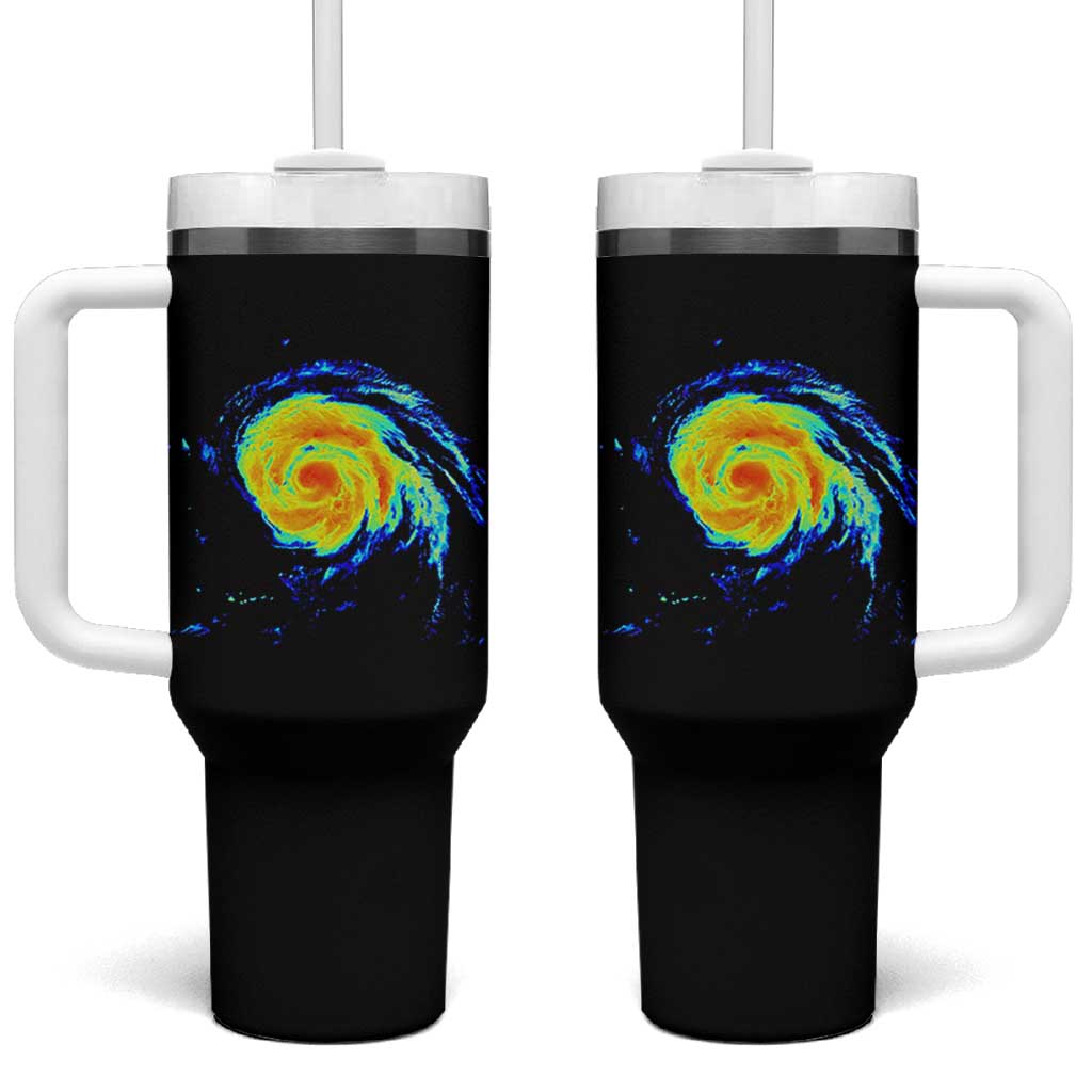 Hurricane Erin Tumbler With Handle Meteorologist Weather Radar Storm Chasing - Wonder Print Shop