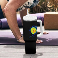 Hurricane Erin Tumbler With Handle Meteorologist Weather Radar Storm Chasing - Wonder Print Shop