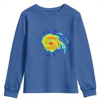 Hurricane Erin Youth Sweatshirt Meteorologist Weather Radar Storm Chasing - Wonder Print Shop