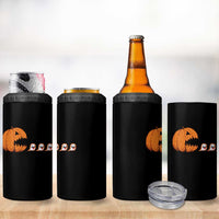 Funny Halloween Gamer Video Gaming Pumpkin Ghost 4 in 1 Can Cooler Tumbler - Wonder Print Shop