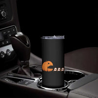Funny Halloween Gamer Video Gaming Pumpkin Ghost Skinny Tumbler - Wonder Print Shop