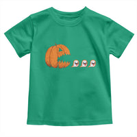 Funny Halloween Gamer Video Gaming Pumpkin Ghost Toddler T Shirt - Wonder Print Shop