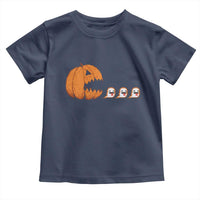 Funny Halloween Gamer Video Gaming Pumpkin Ghost Toddler T Shirt - Wonder Print Shop