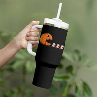 Funny Halloween Gamer Video Gaming Pumpkin Ghost Tumbler With Handle - Wonder Print Shop