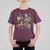 Funny Halloween T Shirt For Kid Spooky Construction Trucks Pumpkin Ghost Pixel - Wonder Print Shop