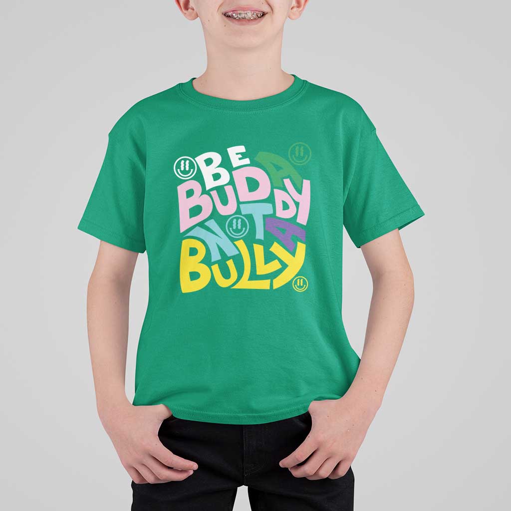 Unity Day Orange T Shirt For Kid Be A Buddy Not A Bully Anti Bullying Awareness - Wonder Print Shop
