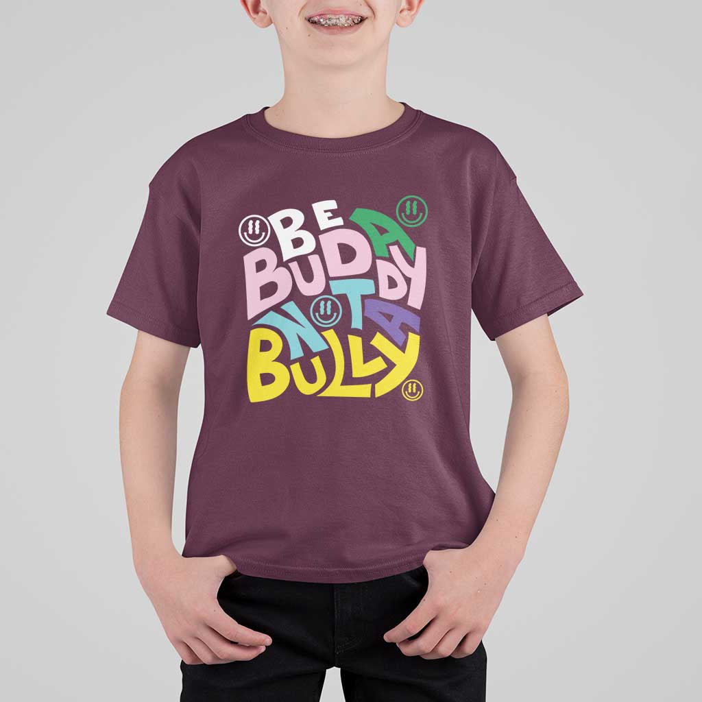 Unity Day Orange T Shirt For Kid Be A Buddy Not A Bully Anti Bullying Awareness - Wonder Print Shop