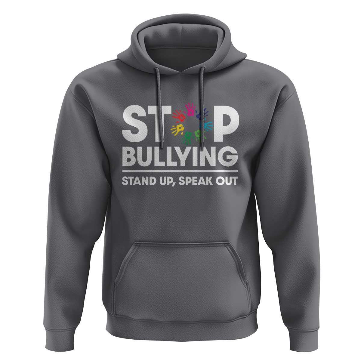 Unity Day Hoodie Stop Bullying Stand Up Speak Out Hand Prints Anti Bullying Awareness