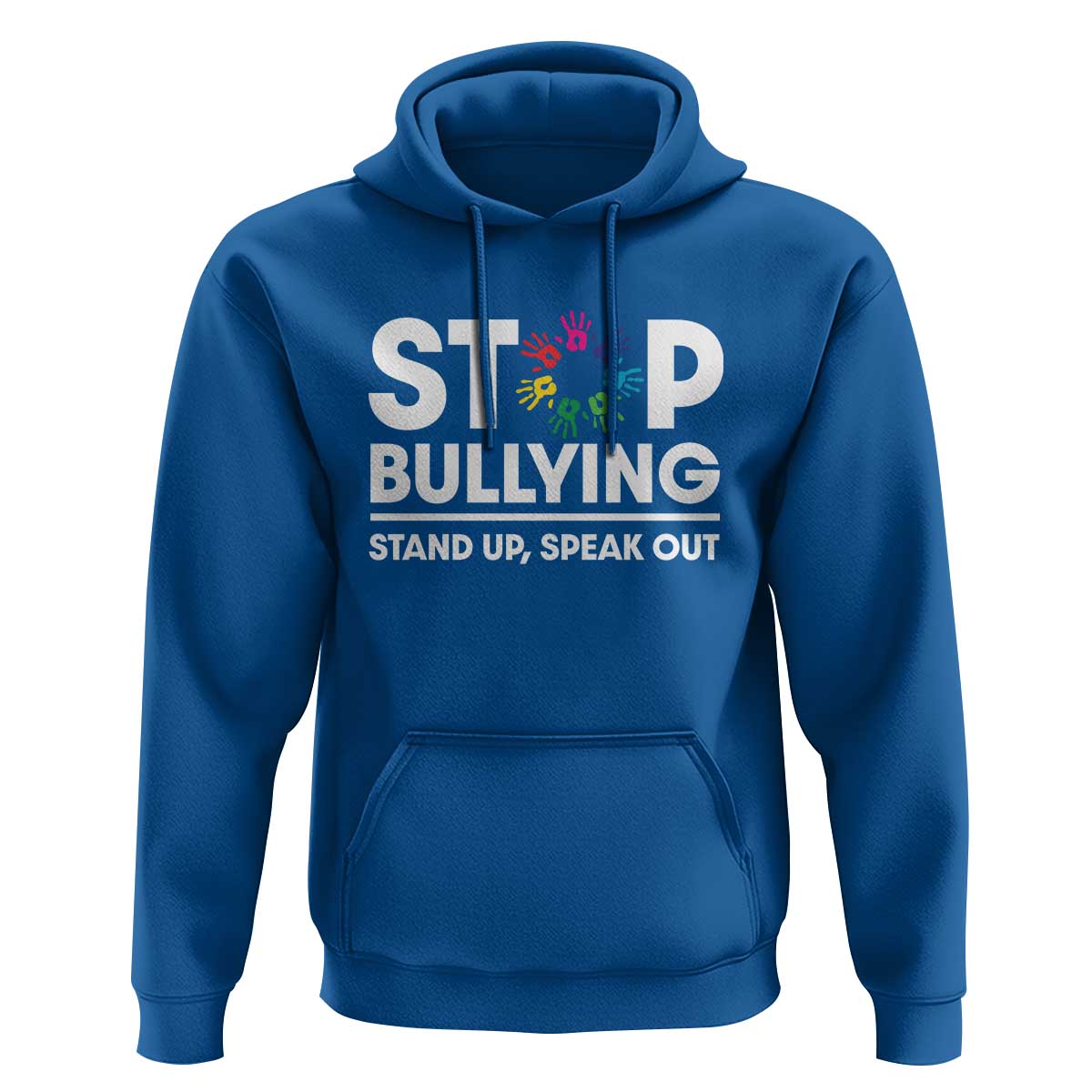 Unity Day Hoodie Stop Bullying Stand Up Speak Out Hand Prints Anti Bullying Awareness
