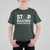 Unity Day T Shirt For Kid Stop Bullying Stand Up Speak Out Hand Prints Anti Bullying Awareness - Wonder Print Shop
