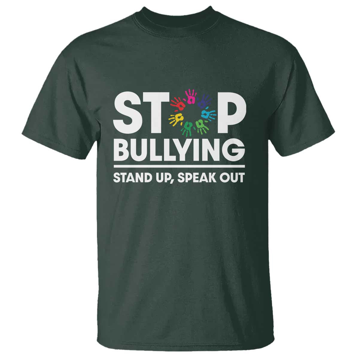 Unity Day T Shirt Stop Bullying Stand Up Speak Out Hand Prints Anti Bullying Awareness - Wonder Print Shop