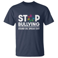 Unity Day T Shirt Stop Bullying Stand Up Speak Out Hand Prints Anti Bullying Awareness - Wonder Print Shop