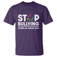 Unity Day T Shirt Stop Bullying Stand Up Speak Out Hand Prints Anti Bullying Awareness - Wonder Print Shop