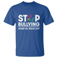 Unity Day T Shirt Stop Bullying Stand Up Speak Out Hand Prints Anti Bullying Awareness - Wonder Print Shop