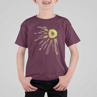 Anti Bullying Awareness T Shirt For Kid Courage Unity Peace Inclusion Choose Kindness Sunflower - Wonder Print Shop