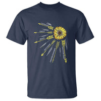 Anti Bullying Awareness T Shirt Courage Unity Peace Inclusion Choose Kindness Sunflower - Wonder Print Shop