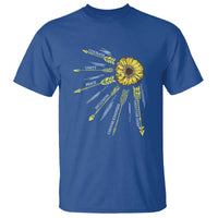 Anti Bullying Awareness T Shirt Courage Unity Peace Inclusion Choose Kindness Sunflower - Wonder Print Shop